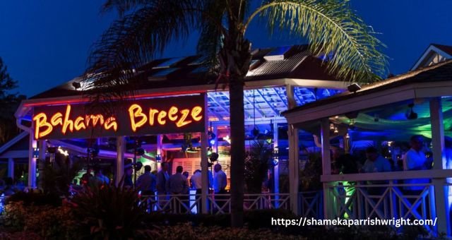 Bahama Breeze menu
